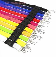 Wholesale New arrive Cell Phone Straps Charms sports Style Lanyard Racing Key Chain for Mobile ID Card Hanging love cloth Strap Refitting