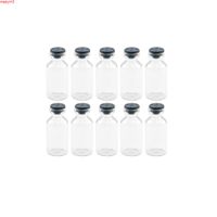 Wholesale 18 mm ml Glass Vials Bottles with Silicone Stopper Mini Jars Injection Rubber Liquid Leakproof pcshigh qualtit