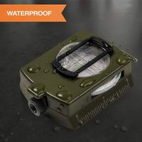 Wholesale Electronic Camping Fluorescent Pointer Compass Military Survival Device Waterproof Premium Navigational Gadget for Outdoor Activities in the Wild