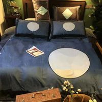 Wholesale 9 Luxury designer bedding sets horse printed silk queen king size duvet cover bed sheet fashion summer spring pillowcases