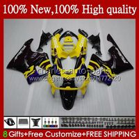 Wholesale Body For HONDA CBR RR RR yellow black CBR900 CBR893 CC RR HC CBR900RR CBR893RR Fairings
