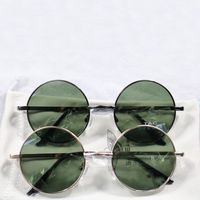 Wholesale Sunglasses Men Polarized Round Metal Steampunk Specially Brand Designed White Copper Trendy Vintage Sun Glasses Gafas Y81321