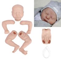 Wholesale 50cm handmade Reborn Kit unfinished inch realistic Vinyl Doll parts DIY blank kit children s toys gifts