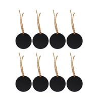 Wholesale Christmas Decorations Hangtag Wooden Decorative Double sided Blackboard Swing Tag For Home Yard Door Tree Garden