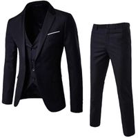Wholesale Mens Pieces Suits Groom Wear Tuxedos Piece Wedding Suits Groomsmen Best Man Formal Business Suit For Men Jacket Pant vest