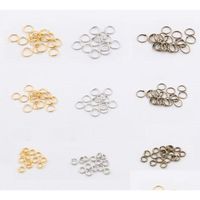 Wholesale 1000 Pieces mm Open Jump Rings Jewelry Diy Findings For Choker Necklaces Bracelet Making Color Sel jllwTC yy_dhhome