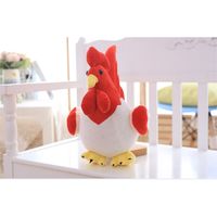 Wholesale Hot New cute chicken plush toy cock plush toy handmade pillow cm zodiac chicken Stuffed animals toys doll child gifts LJ201126