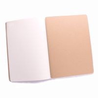Wholesale Custom logo blank Kraft paper notebook A4 A5 B5 Student Exercise book diary notes pocketbook school study supplies sheets AU US free