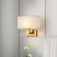 Wholesale Nordic wall lamp bedside lamp living room bedroom modern simple creative gold black LED American style lamps E271