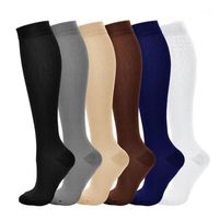 Wholesale Compression Stockings Stretch Pressure Nylon Varicose Vein Stocking Leg Relief Pain Pain Knee High Support Thigh High Dropship1