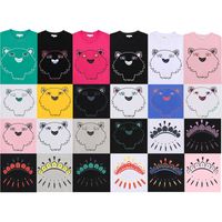Wholesale Designer Tshirts for Men Streetwear Mens Tees Summer Tops with Tiger and Letters Printed Hiphop Styles T shirts Asian Size S XL