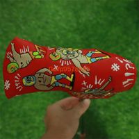 Wholesale One Piece Golf Club And Mallet Headcover Cute Mouse Design For Blade Putter Head Cover