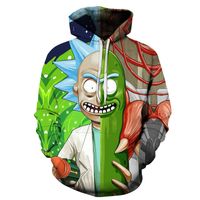 Wholesale Rick and Morty Hoodie men s D printed