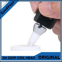 Wholesale Authentic Greenlightvapes G9 GDIP Coil Head Replacement Ceramic Quartz Nozzle Drip Tip Heating Base Dip Dabber Core for GDrip Dab Rig