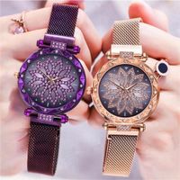 Wholesale Watches New petal lazy Diamond Set magnet women s export new