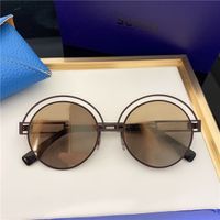 Wholesale 093 New Men and Women Square Sunglasses Metal Frame Popular Retro Uv400 Lenses Top Quality Eye Protection Classic Style Gift Box