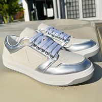 Wholesale 2021 couple models casual shoes open edge bead leather mens or womens white flat sneakers luxury brand high quality men women designer shoe Size