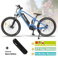 Wholesale 27 inch Speed E Bike V750W Bafang Mid Drive Motor Electric Mountain Bike With Ah Battery Adult Men Electric Bicycle