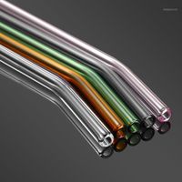 Wholesale Drinking Straws Special Fine Curved Glass Pipet Environmental Health Baby Pipette Eco friendly1