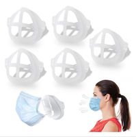 Wholesale 3D Mask Bracket for Adult Child Lipstick Protection Stand Mask Inner Support For Breathe Freely Face Masks Holder Tool Accessories LJJP564