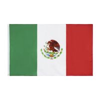 Wholesale Mexican Flags x5 ft High Quality Cheap Mexico Flag Country National Banner Double Stitched with Two Eyelets