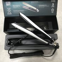 Wholesale In stock High Quality PLATINUM Hair Straighteners Professional Styler Flat Hair Straightener Hair Styling tool ePacket shipping