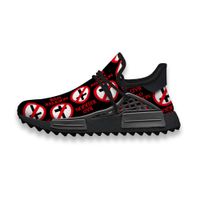 Wholesale Custom Running Shoes Bad Religion Punk Rock Band Human Race NMD Trail Mens casual Sneakers slip