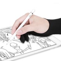 Wholesale Five Fingers Gloves Anti mistouch Professional Two finger Capacitive Pen Touch Tablet Sweat proof Drawing1