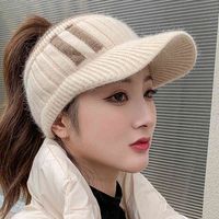 Wholesale Ball Caps Winter Hat for Women Empty Top Baseball Fashion Female Autumn Warm Casual Visor Outdoor Bicycle Sports Hats SAW