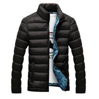 Wholesale Autumn Winter Jackets Parka Men Warm Outwear Casual Slim Mens Coats Windbreaker Quilted M XL kg
