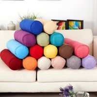 Wholesale Cushion Decorative Pillow Bed Roll Cushion Head Leg Back Support Light Travel Column Round Removable Washable Lumber