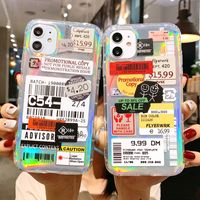 Wholesale Hot Polar Lights Stickers Label Case For iphone Pro Pro Max X XS XR S Plus Plus Fashion Soft TPU Clear Cover Coque
