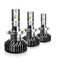 Wholesale 20 pairs Headlight Mini F2 H7 LED H4 LED Bulb With SMD ZES Chip W LM K Fog Light V V Auto H1 H11 Lamps1