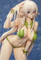Wholesale Anime Game Queen s Blade Alleyne Leaf Suit Version Sexy Girls Pvc Figure Model Toys T200910