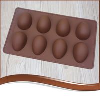 Wholesale Simplicity Mould Chocolate DIY Tool Baking Silicone Supplies Eco Friendly Portable Woman Man Egg Shaped Mold Easter sy K2