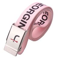 Wholesale 2019 fashionable colored custom golf belt for men sample free