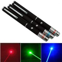 Wholesale Cat Toys High potency inch Pointer nm nm nm Red Laser Light Blue Pen Powerful Toy Pets