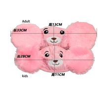 Wholesale Cartoon Bear Face Shield Cover Kids Cute Ear Protective Mouth Mask Animals In Winter Face Masks kids adult Mouth Muffle masks