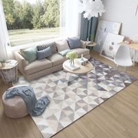 Wholesale Carpets Fashion Nordic Geometric Carpet Blue Grey Rugs Livingroom Bedroom Hallway Kids Room Bathroom Tapete Floor Mat Customized1