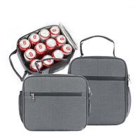 Wholesale Bag Organizer L Portable Lunch Ice Pack Thermal Meal Drinks Picnic Box Cans Fresh Carrier Cooler Insulated Cool Bags1