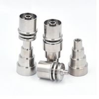 Wholesale Free DHL mm mm Heater DNAIL Titanium ENAIL in Female Male adjustable Grade Domeless Titanium E Nail vs ceramic