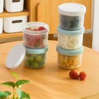 Wholesale Double layer Fresh keeping Canisters Drained Sealed Bowl Ginger Garlic Chopped Onion Storage Box Household Transparent Plastic Drain Seal Can