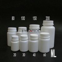 Wholesale 20 ml Plastic White Empty Capsule container medical pill bottle with Tamper Proof Cap F2003good qualtitygood shopping