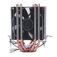 Wholesale Fans Coolings LANSHUO Heat Pipe Wire Without Light Single Fan Cpu Radiator Cooler Sink For Intel Lga