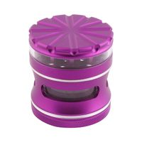 Wholesale 63mm Layers Herb Grinder other smoking accessories Cali Crusher Tobacco Herbs Aluminum alloy Grinders Cigarette Machine Scraper with Gift Box