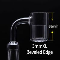 Wholesale 38mm High Wall Quartz Banger Nail With Quartz Insert mm Wall mmOD mm mm mm Quartz Nails For Glass Water Bongs Dab Rigs