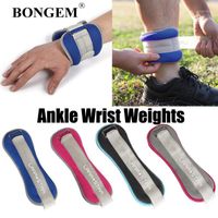 Wholesale Ankle Wrist Weights Adjustable Leg Weights kg Soft Walking Running Hands Strength Training Exercise Weight Straps Bracelets1