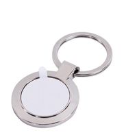 Wholesale Sublimation Blank Material Keychain Keyring Personality DIY Hot Drawing Supplies Square Lock Buckle New Year Gift L2