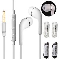 Wholesale In Ear Earphones mm earbuds with Mic Remote Volume Control headset headphones for Samsung galaxy s3 s4 s5 note mp3