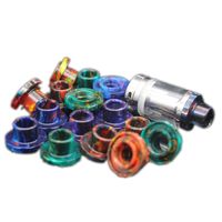 Wholesale Replacement Epoxy Resin Drip Tip Mouthpiece for aspirre Cleito Tank Wide Bore Drip Tips Beautiful Top Cap E cigs